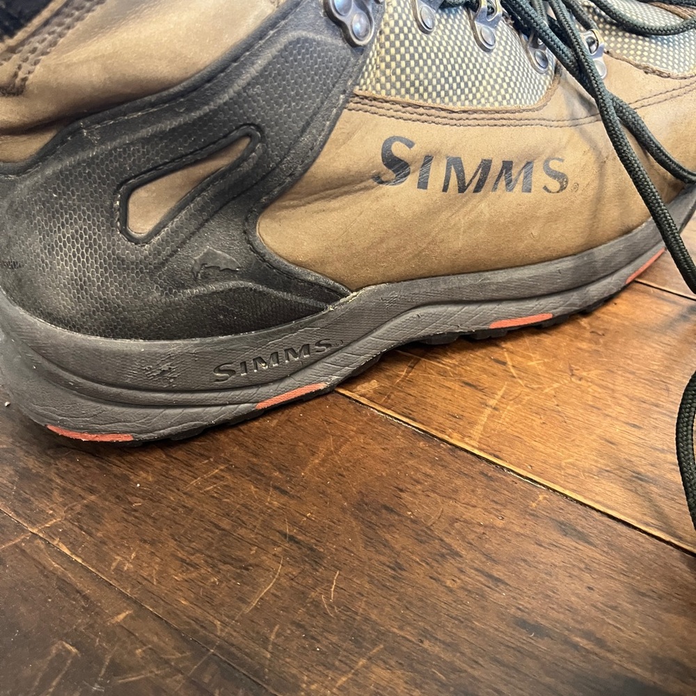 Simms Tan and Black Wading Boots - Picture 7 of 10
